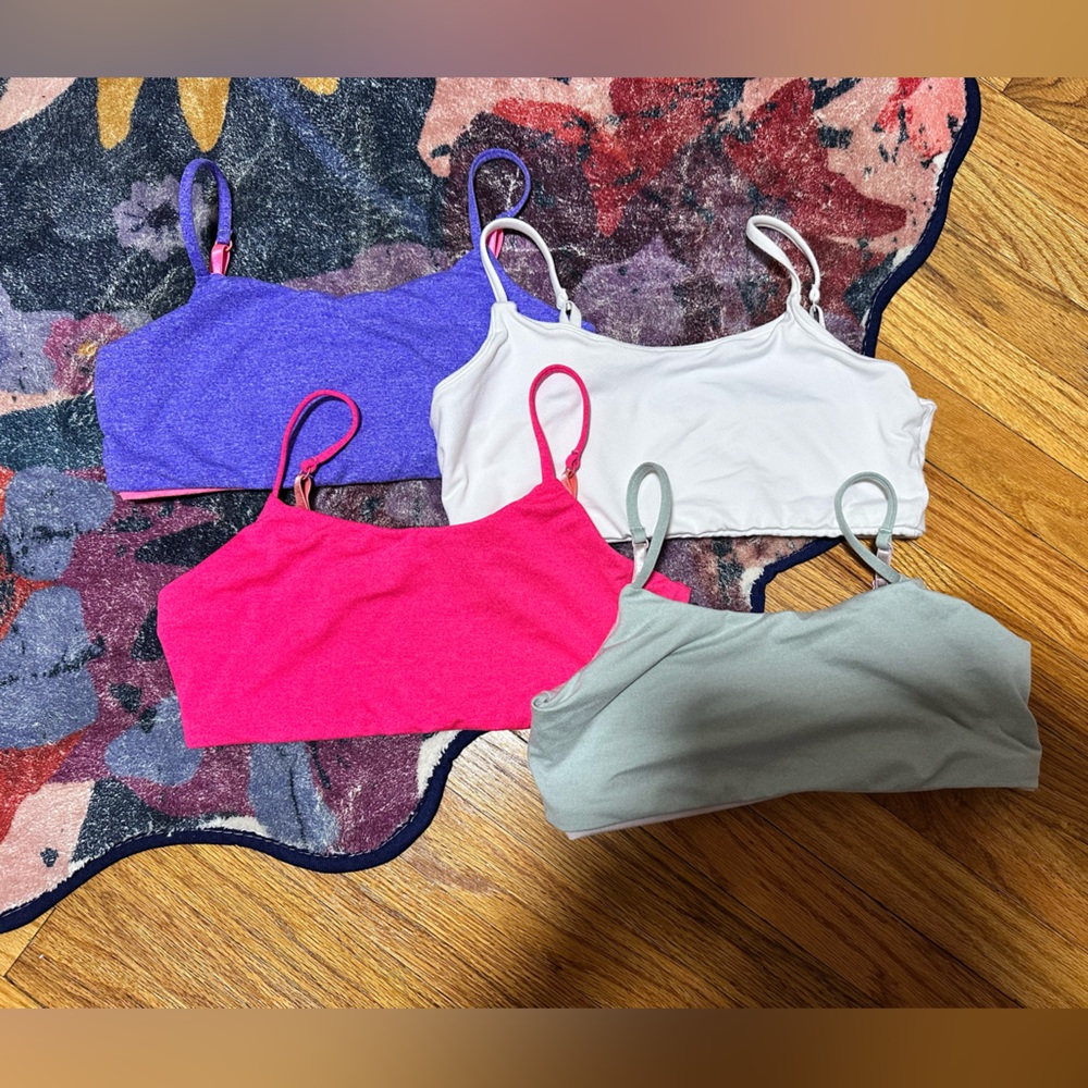 Kids Colorful Reversible training bra Set